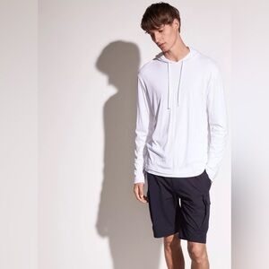 Vince Double Layer Pullover Hoodie Size XS